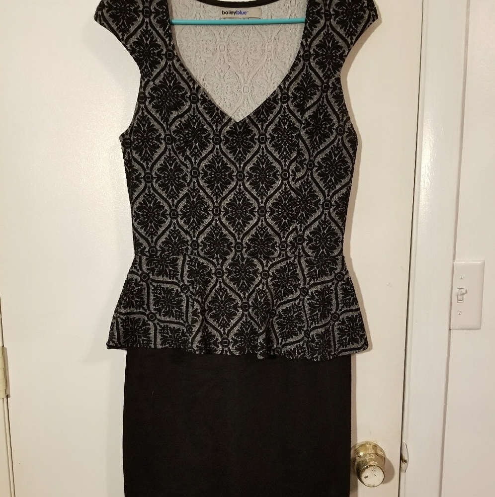 Peplum dress